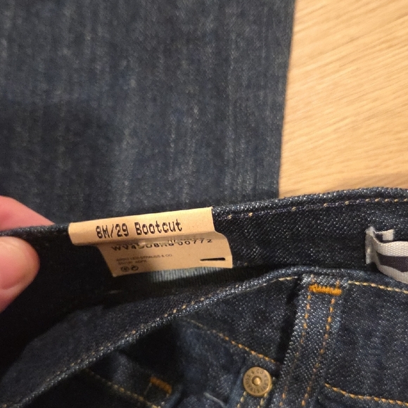 Levi's Dark Blue Boot Cut Jeans for Women - Picture 2 of 7